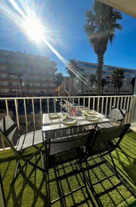 Appartement 20 Mts Plage, Pl Mediterranee, Vue Mer Parking Кане-ан-Руссійон Екстер'єр фото