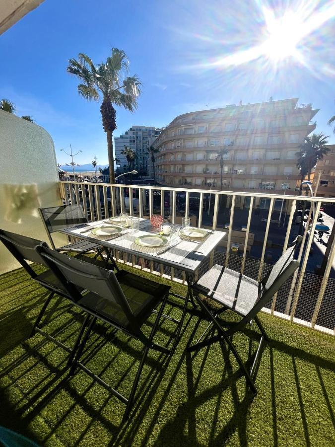 Appartement 20 Mts Plage, Pl Mediterranee, Vue Mer Parking Кане-ан-Руссійон Екстер'єр фото