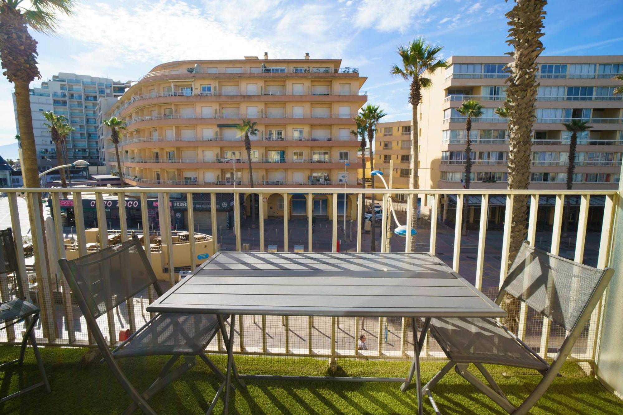 Appartement 20 Mts Plage, Pl Mediterranee, Vue Mer Parking Кане-ан-Руссійон Екстер'єр фото