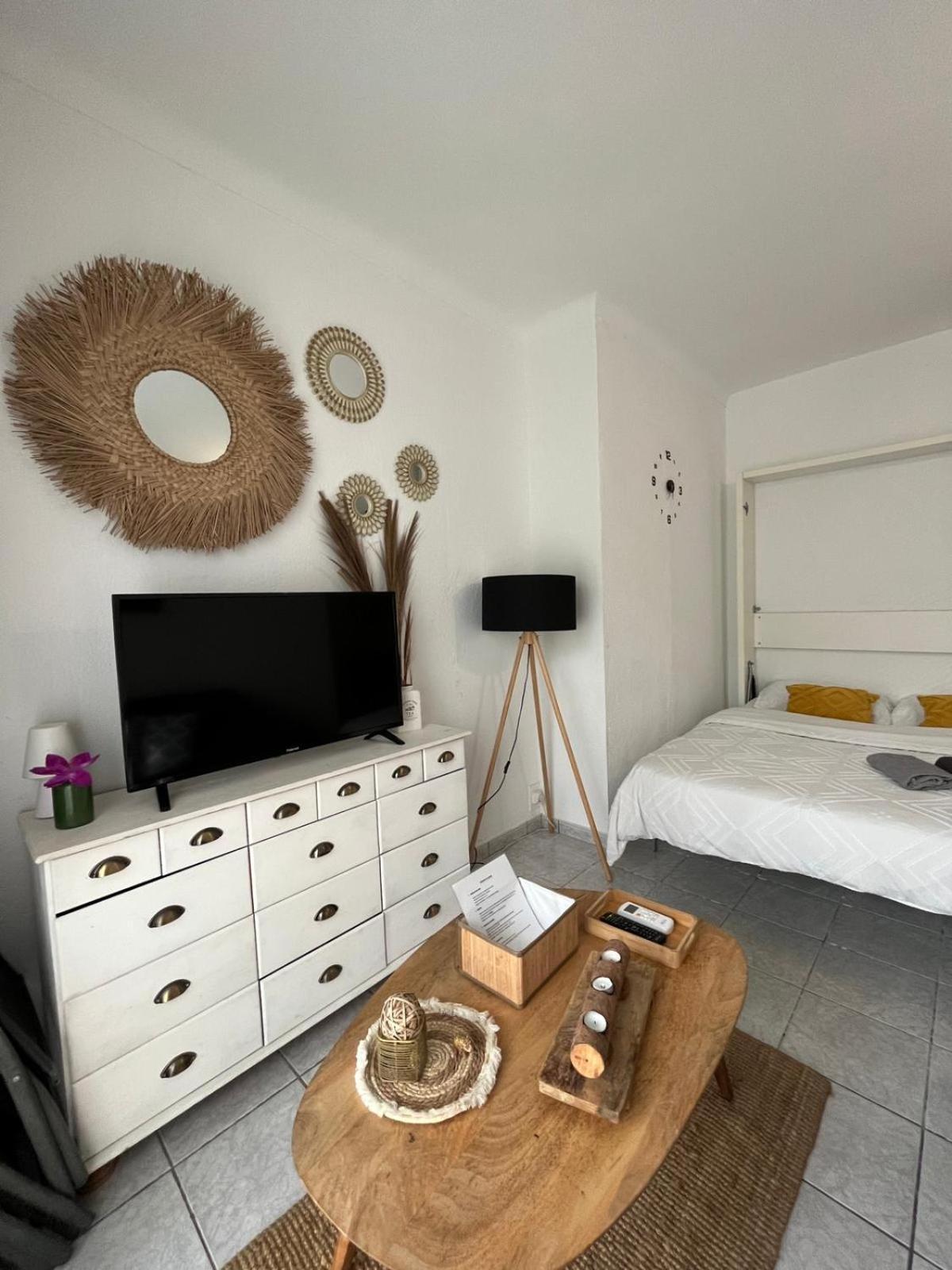 Appartement 20 Mts Plage, Pl Mediterranee, Vue Mer Parking Кане-ан-Руссійон Екстер'єр фото